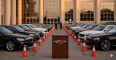 Equipo profesional de Parking Solutions brindando servicio de valet parking